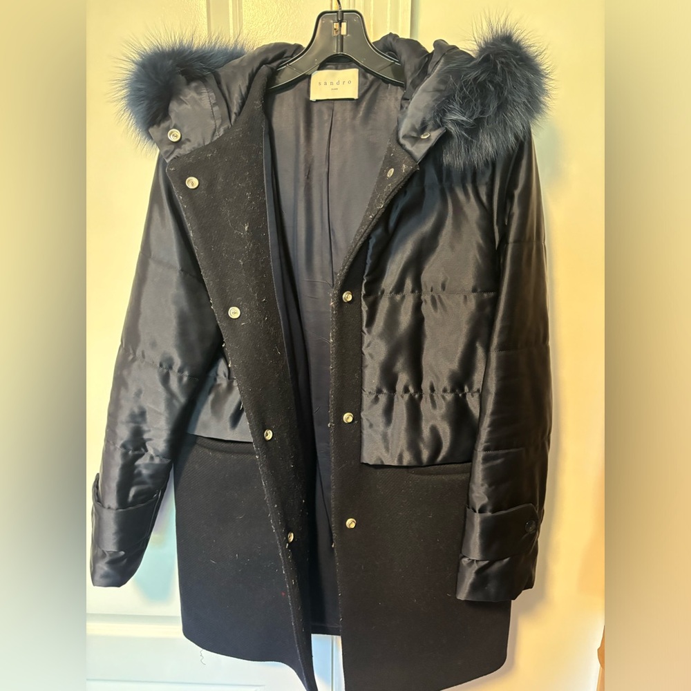 Sandro Navy coat